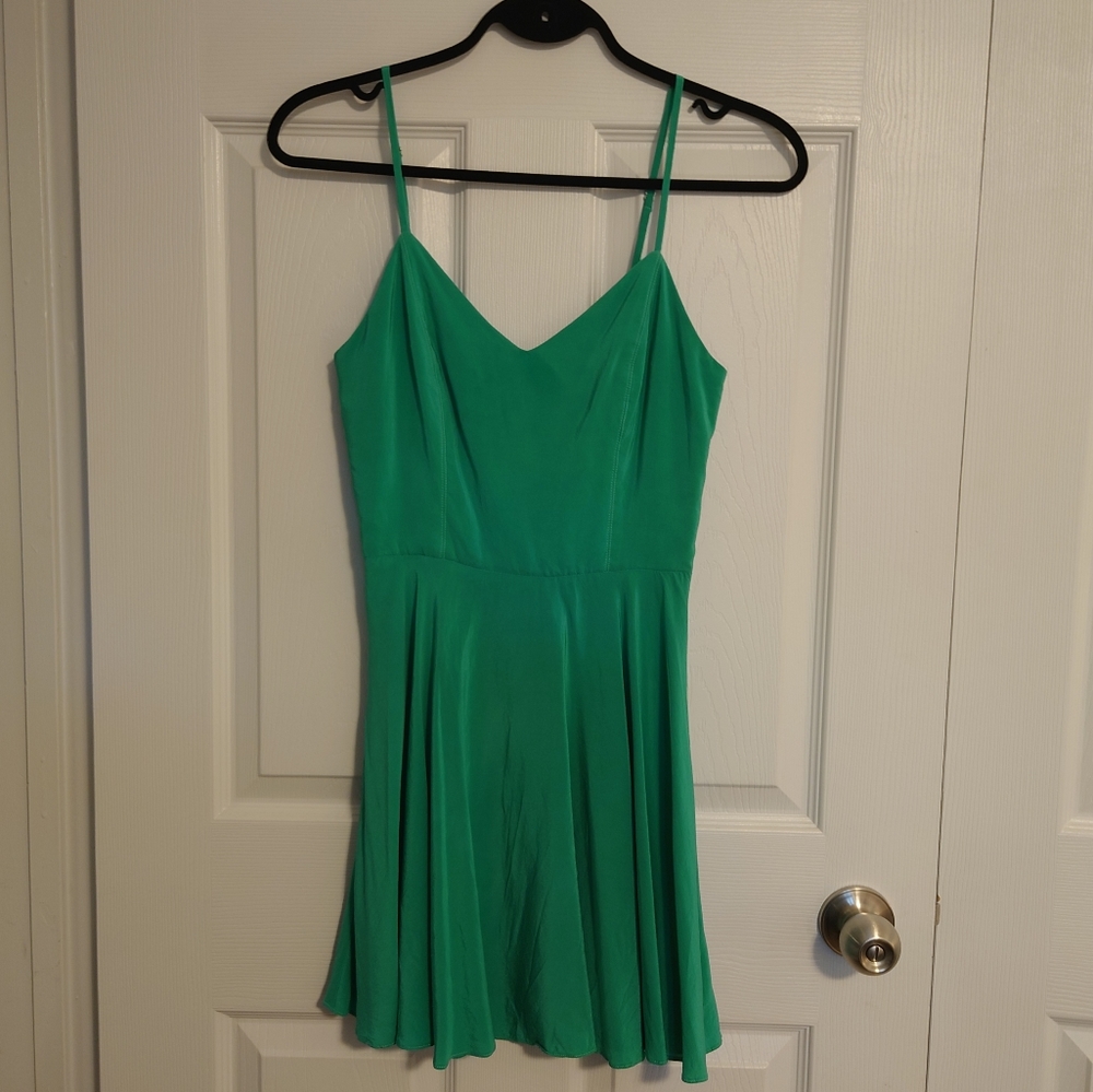 Amanda Uprichard Green Mini Dress, size S